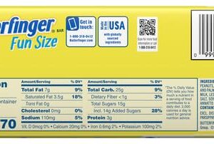 Butterfinger Fun Size Bars 6 Pack Tray, 3.9 oz