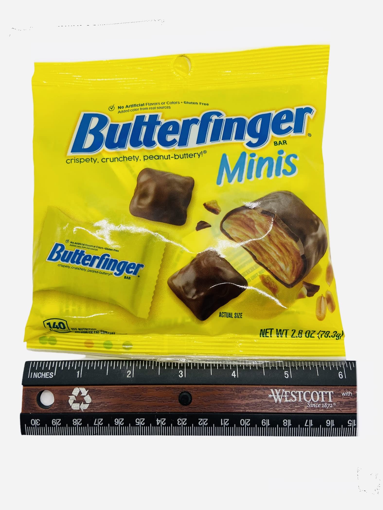 (2pack) Butterfinger Minis BUTTERFINGER Minis Candy Bars 2.8 oz