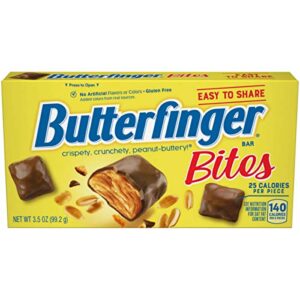 butterfinger bites chocolate bite-sized peanut butter candy, 3.5 ounce