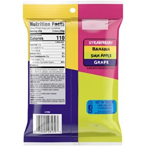 Laffy Taffy Candy, Assorted Fruit Flavors, Individually Wrapped Mini Bars, 6 Ounce Bag