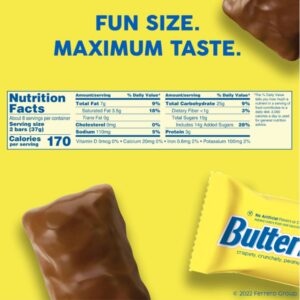 Chocolatey, Peanut-Buttery, Fun Size Individually Wrapped Candy Bars, 10.2 oz each, Bulk 2 Pack