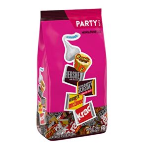 HERSHEY'S and REESE'S Assorted Chocolate Flavored Candy Party Pack, 35 oz