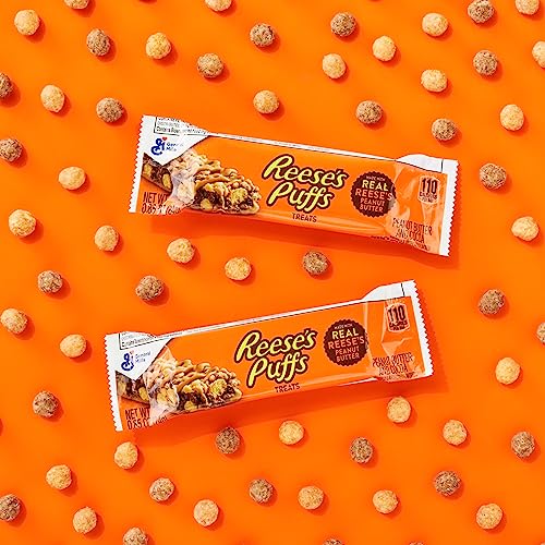 Reese's Puffs Breakfast Cereal Treat Bars, Peanut Butter & Cocoa, 16 ct