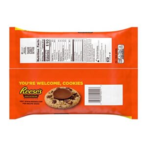 REESE'S Milk Chocolate Snack Size Peanut Butter Cups, Candy Bag, 10.5 oz