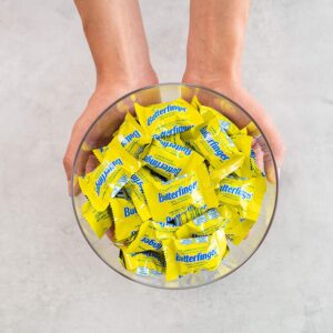 CRUNCH, BUTTERFINGER & BABYRUTH - Bulk Mini/Fun Size Candy Bars - Guaranteed 5 Lbs - Fresh and Delicious- Great for Trick-or-Treating, Snacking, Lunches, Baking, Candy Bowls & More