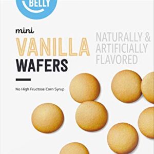 Amazon Brand - Happy Belly Mini Vanilla Wafers, 11 ounce (Pack of 1)