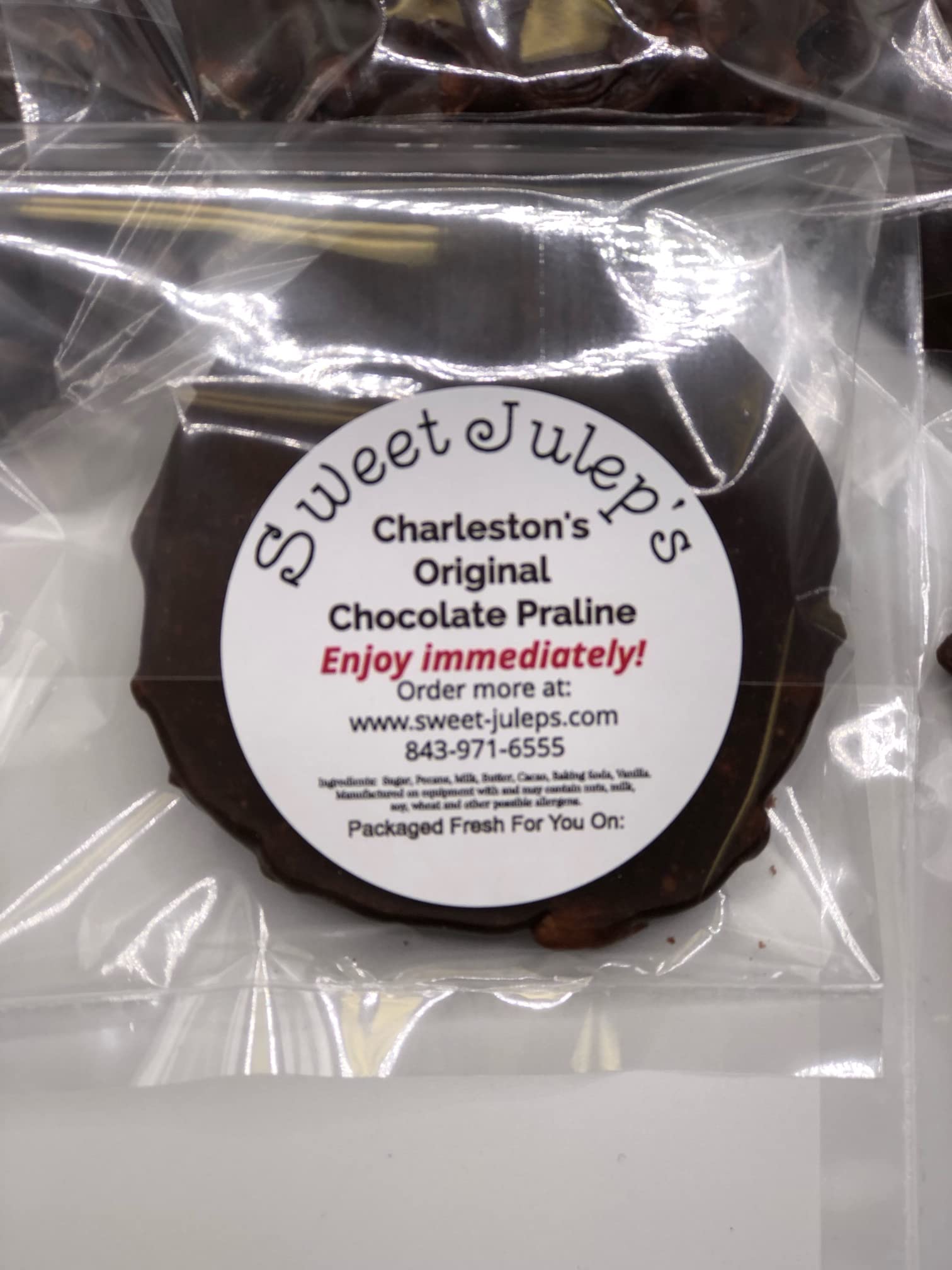 Authentic Chocolate Charleston Pralines Creamy Southern Pecan Candy