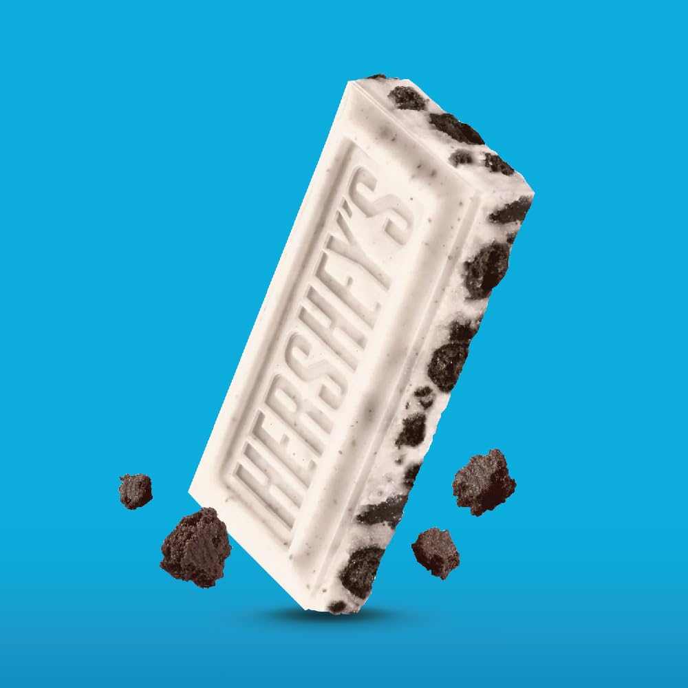 HERSHEY'S COOKIES 'N' CREME Bars, Snack Size Candy, Bulk Pack 2 Pounds (About 70 Count)