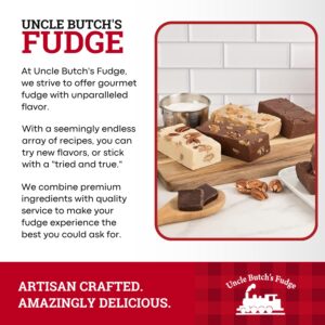 Uncle Butch's Fudge Custom Box - Creamy and Smooth Fudge Sampler - Choose Any 2 Flavors of Delicious & Decadent Fudge - 16oz Total (1 Pack)