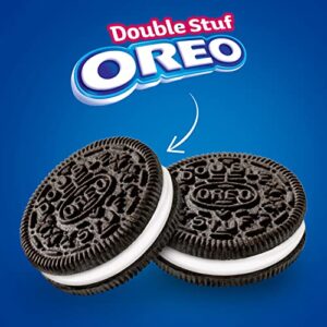 OREO Double Stuf Chocolate Sandwich Cookies, Family Size, 3 Packs