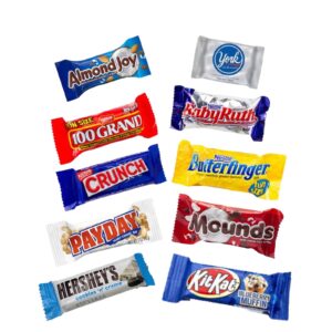 Assorted CHOCOLATE Candy Mix (3 Lbs.) Individually Wrapped Fun Size Assortment, Great for Mother's Day Home & Office Parties (Snack Size)