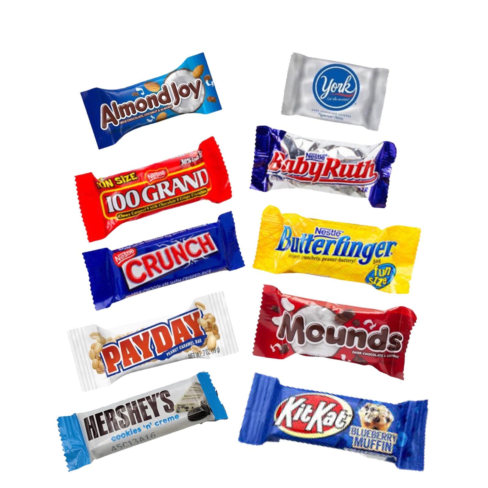 Assorted CHOCOLATE Candy Mix (3 Lbs.) Individually Wrapped Fun Size Assortment, Great for Mother's Day Home & Office Parties (Snack Size)