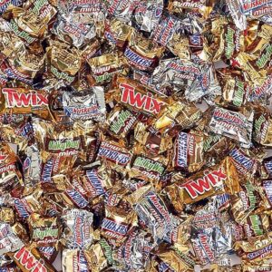 Maryseplace MARS Bulk Chocolate Easter Candy Variety Mix, 5 Lbs Individually Wrapped Assorted Mini Fun Size Candy Bars M&M'S, SNICKERS, 3 MUSKETEERS & MILKY WAY for Pinata Filler and Kids Party