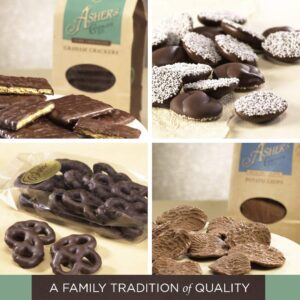 Asher's Sugar Free Chocolate Candy Assortment - Kosher, Keto, Milk & Dark Chocolates (15 pieces, 8 oz.)