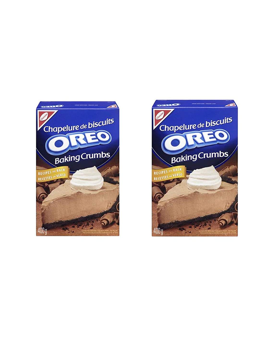 2 Pack Oreo Baking Crumbs 400 Gram/14.10 Ounces {Imported from Canada}