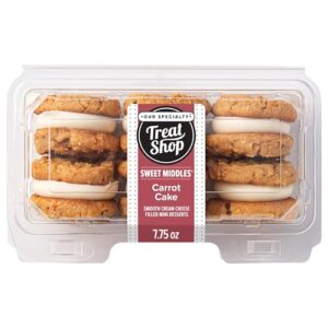 Our Specialty Carrot Cake Sweet Middle Sandwich Cookies, Made in a Peanut Free and Nut Free Facility, 12 Pack