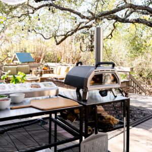 Offer - Save On Ooni Karu 16 Cover and Ooni 14" Perforated Peel with Ooni Karu 16 Mult-Fuel Pizza Oven – Cook in the Backyard and Beyond with this Outdoor Kitchen Pizza Making Oven Bundle