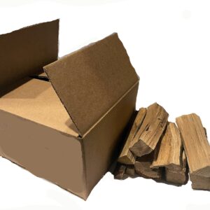 Mini Wood for Pizza Oven - Wood for Ooni Pizza Oven fits Karu 16 and 12 also for Roccbox Portable Pizza Oven - Mini Oak Firewood - 8bs Box