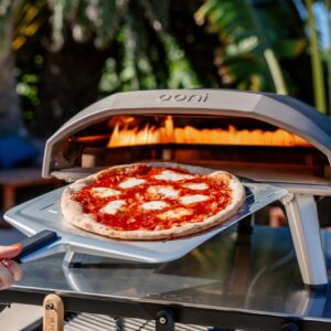 Offer - Save On Ooni 14" Perforated Pizza Peel with Ooni Koda 16 Gas Pizza Oven - Outdoor Portable Propane Gas Pizza Oven For Authentic Stone Baked