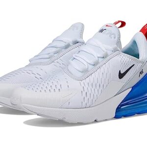 Nike Air Max 270 (Big Kid) White/Black/Pure Platinum/Light Photo Blue 7 Big Kid M