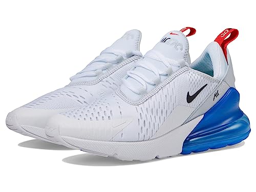 Nike Air Max 270 (Big Kid) White/Black/Pure Platinum/Light Photo Blue 7 Big Kid M