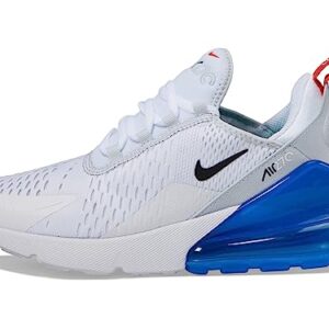 Nike Air Max 270 (Big Kid) White/Black/Pure Platinum/Light Photo Blue 7 Big Kid M