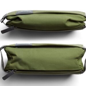 Bellroy Mini Sling Slim Shoulder Bag for Men and Women, Lightweight, Water Resistant, Multiple Organisation Compartments - Ranger Green