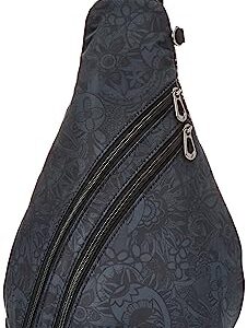 Sakroots Women's On The Go Sling Backpack in Nylon Eco Twill, Black Spirit Desert 2