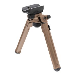 magpul rifle bipod gun rest for hunting and shooting, sling stud qd, flat dark earth