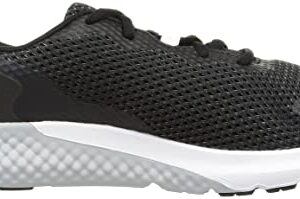 Under Armour Men's Charged Rogue 3 4E Running Shoe, (002) Black/Mod Gray/White, 8