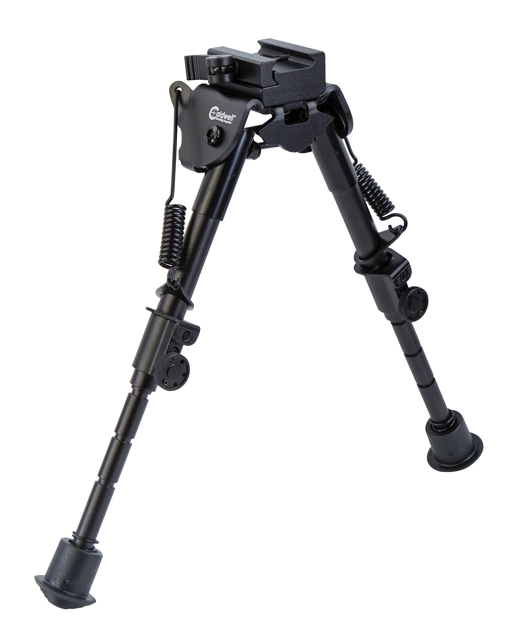 Caldwell XLA Fixed Pic Rail Bipod 6" - 9" with Collapsible Design, Non-Slip Feet and Notched Legs for Outdoor, Range, Shooting and Hunting