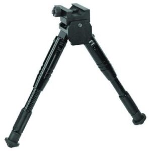 caldwell bipod 7.5" - 10" with adjustable legs and slim folding design for easy transport, rifle stability, and target shooting