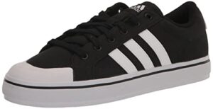 adidas men's bravada 2.0 skate shoe, black/white/black, 10