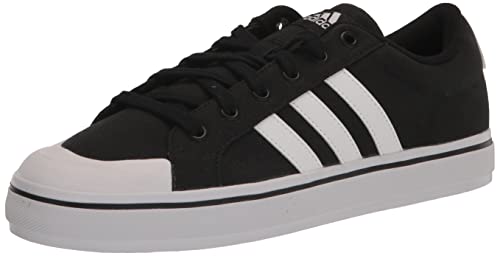 adidas Men's Bravada 2.0 Skate Shoe, Black/White/Black, 10