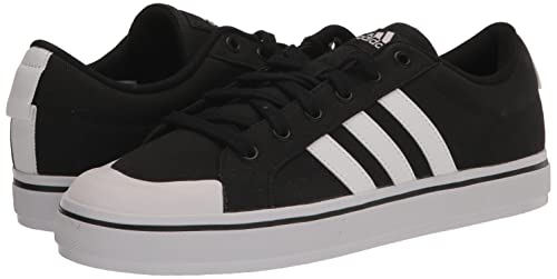 adidas Men's Bravada 2.0 Skate Shoe, Black/White/Black, 10