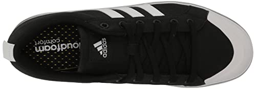 adidas Men's Bravada 2.0 Skate Shoe, Black/White/Black, 10