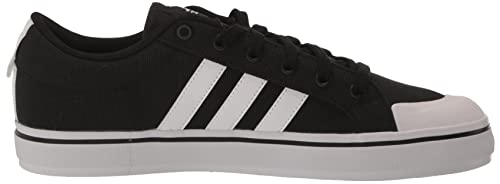 adidas Men's Bravada 2.0 Skate Shoe, Black/White/Black, 10