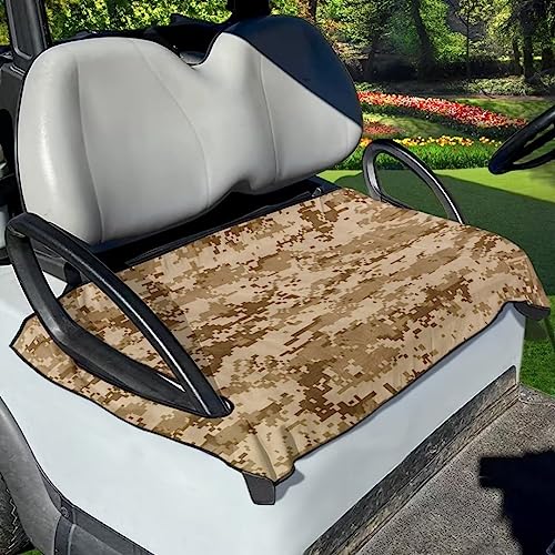 Hechitok Camo Golf Cart Towel Seat Covers,Universal Golf Car Seat Protector Comfortable,More 2-Seat Golf Carts