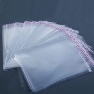 100Pcs Multi Hole Earring Display Card Blank Kraft Paper Earring Studs Cards Jewelry Display Cards Earring Holders with Clear Cellophane Bags for Jewelry Accessory Display