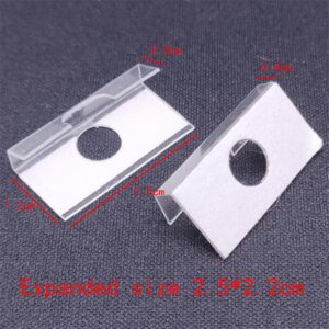 100Pcs Plastic Earring Card Adapter Self-Adhesive Jewelry Card Adapter with Slot and Hole Earring Card Back Hook Earring Card Lip Hanger for Jewelry Earrings Necklace Accessories Display Card