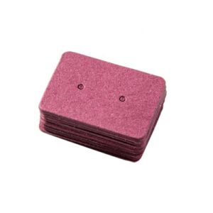 100pcs small earring cards for jewelry display (pink)