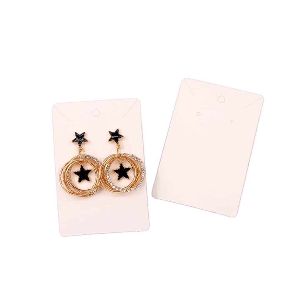 Muka 150 Pcs Earring Display Cards with Self-Seal Bags Jewelry Cards Necklace Holder 3.5" H*2.3" W-Brown