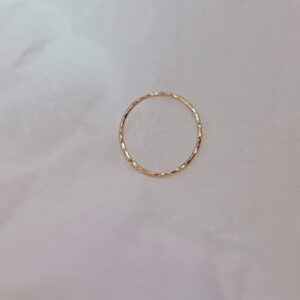 Hand Made Hammered 14K Gold Filled Texture Tiny Hoop Earring Nose Ring Cartilage Huggie Helix Piercing Septum Tragus Sleepers Women Men Teenagers 925 Sterling Silver 14K Rose Gold Fill 22G 20G 24G