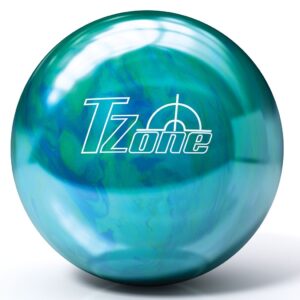 brunswick t-zone pre-drilled bowling ball- caribbean blue (12lbs)