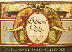 the brunswick-balke-collender billiard table catalogue, 1923 & 1924