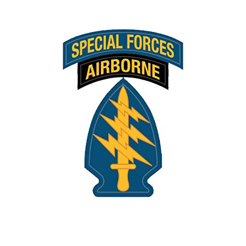 US Army Special Forces Airborne Sticker Decal Vinyl Green Berets Bumper Sticker Vinyl Sticker Car Truck Decal 5"