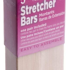 Edmunds Regular Stretcher Bars for Needle Art, 5 by 3/4-Inch