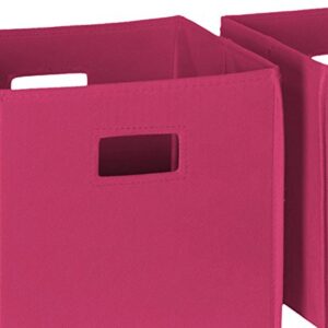 RiverRidge 2 Pc Folding Storage Bin Set, No Size, Hot Pink, 2 Piece