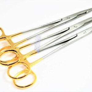 LOT of 5EA Olsen HEGAR Needle Holder Forceps 7" (17.80cm) with Tungsten Carbide Inserts Serrated (CYNAMED)