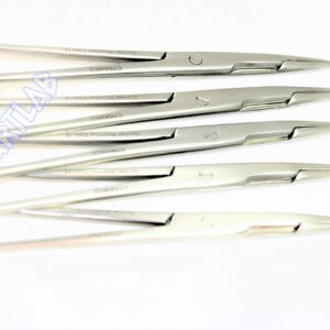 LOT of 5EA Olsen HEGAR Needle Holder Forceps 7" (17.80cm) with Tungsten Carbide Inserts Serrated (CYNAMED)